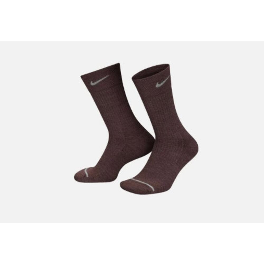 New NWT Nike‎ Everyday Cushioned Wool Blend Crew Socks W 10-13 M 8-12